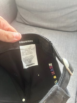 Gorra Dsquared2 Negra Multicolor