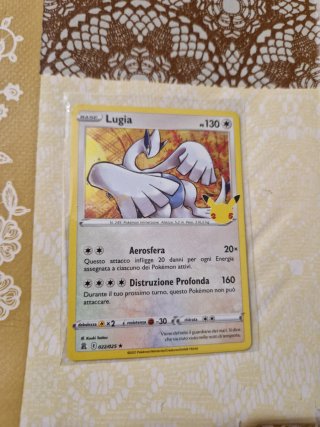 Carta Pokémon Lugia Base 022/025