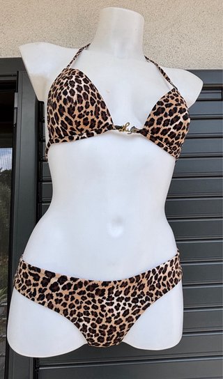 Set 3 pezzi Liu Jo bikini animalier + pinocchietto