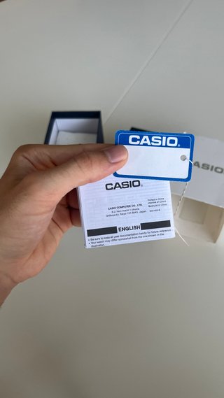 Reloj Casio 1302 Negro - NUEVO