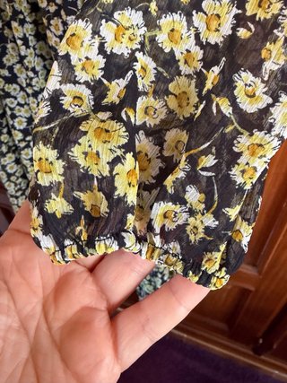 Vestido largo flores Pull&Bear