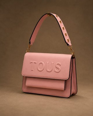 Bolso bandolera Estilo Tous rosa