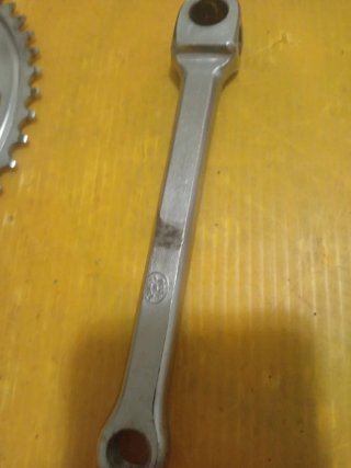 Bielas y plato bicicleta