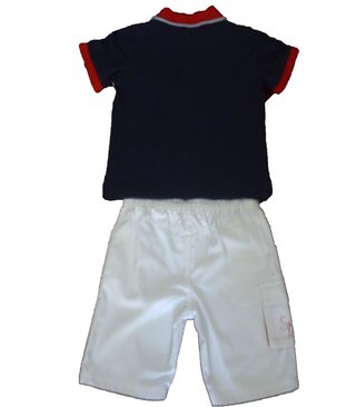 Conjunto polo y shorts Reno niño