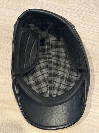 Gorra de cuero para montar a caballo