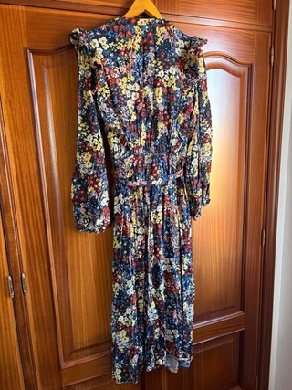 Vestido largo Springfield estampado floral T.L