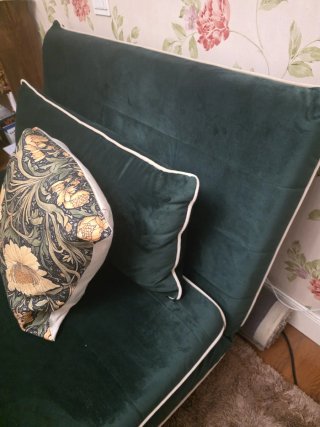 Sillón Cama Verde Maison Du Monde. Verde oscuro.