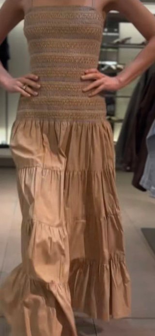 Vestido Zara Nido Abeja Talla M