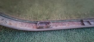 Tapa de mesa de cristal y metal para exterior