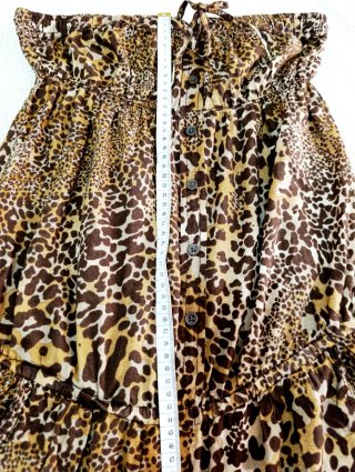Mono algodón, animal print talla M