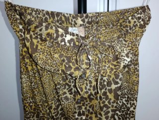 Mono algodón, animal print talla M