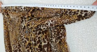 Mono algodón, animal print talla M
