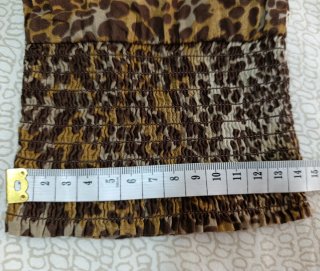 Mono algodón, animal print talla M