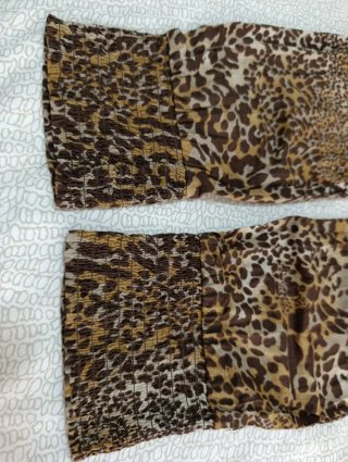 Mono algodón, animal print talla M