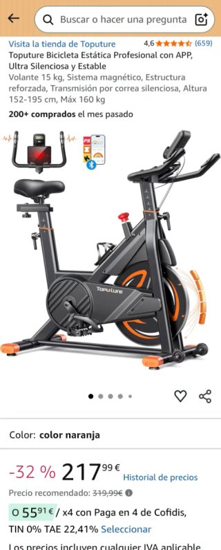 Bicicleta Spinning SIN ESTRENAR