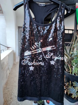 Abito paillettes donna taglia unica