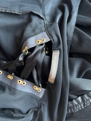 Camicia stile guêpier con nastri