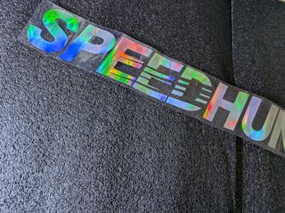 Adesivo Carro SPEEDHUNTER Holográfico 50x5cm