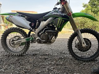 Kawasaki KX Motocross Verde/Blanco