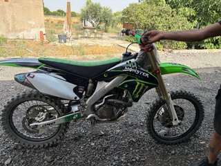Kawasaki KX Motocross Verde/Blanco