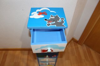Cajonera infantil. Multiples usos.