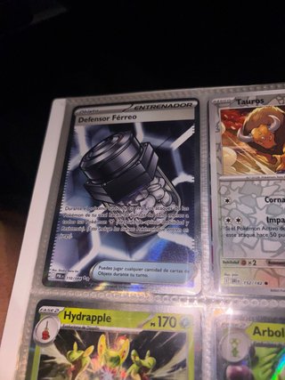 Carta Pokémon Entrenador Defensor Férreo