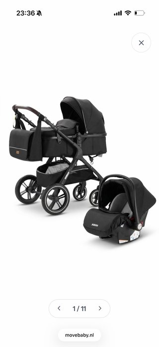 Cochecito de bebé y silla de coche