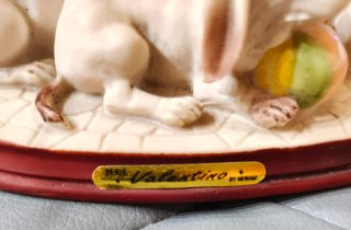 Statuetta Cani Basset Hound Valentino by Miriam