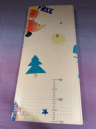 Alfombra de juegos infantil con medidor