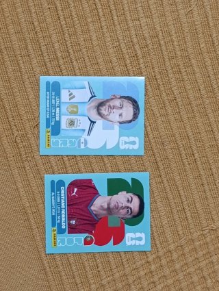 Cromos Mundial 2026 Messi y Cristiano Ronaldo