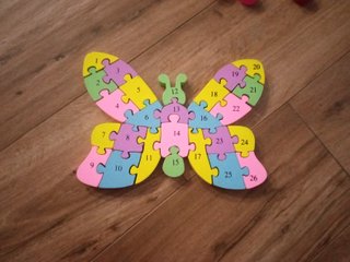 Lote 3 Puzzles de Madera de Animales.