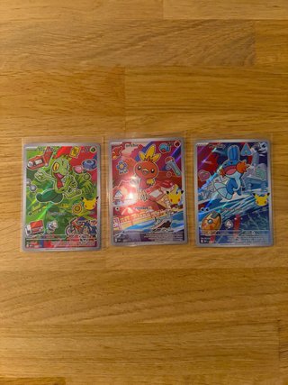 3 Cartas Pokémon Celebrations Treecko Torchic Mudk