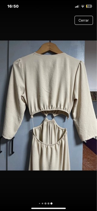 Vestido de verano beige
