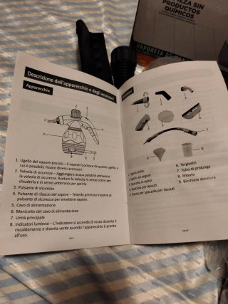 AFFARE Pulitore a vapore portatile Klindo