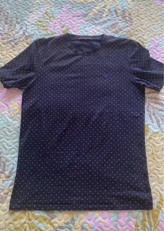 Camiseta Scotch & Soda M Lunares Azul