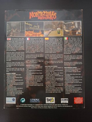 Montezuma's Return PC Caja Grande