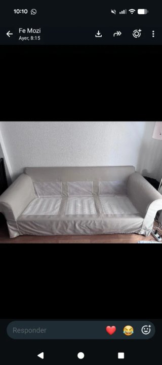 Sofá IKEA EKTORP 3 plazas beige