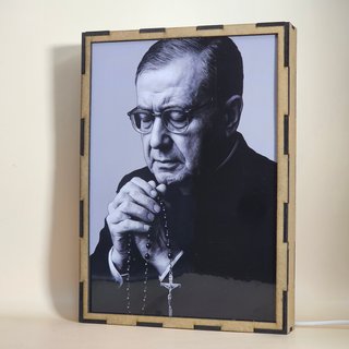 Lámpara LED San Josemaría Escrivá Doble Imagen