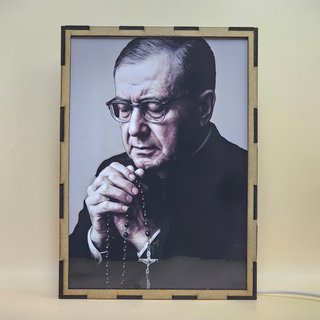 Lámpara LED San Josemaría Escrivá Doble Imagen