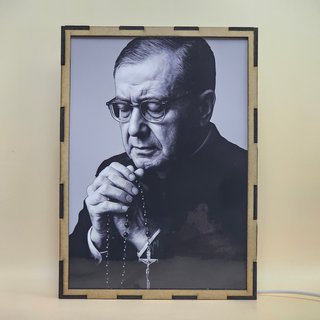 Lámpara LED San Josemaría Escrivá Doble Imagen
