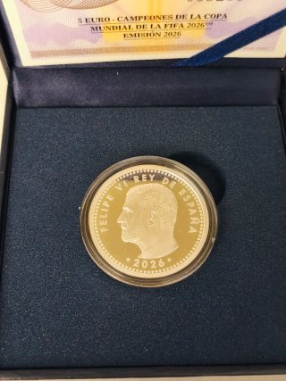 Moneda Plata Mundial FIFA 2026 Edición Limitada