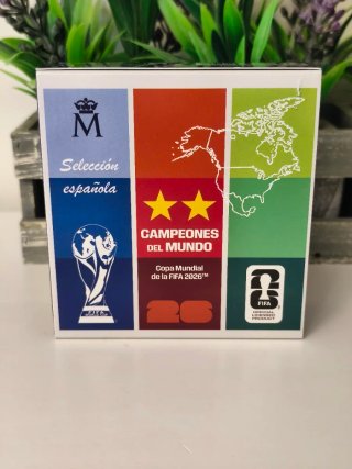 Moneda Plata Mundial FIFA 2026 Edición Limitada