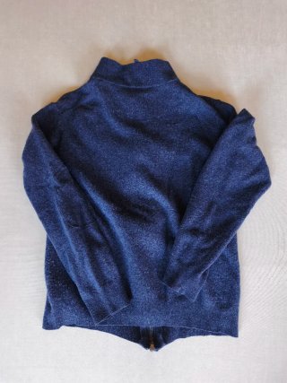 Cárdigan Gant Lana Geelong Lambswool Azul Marino