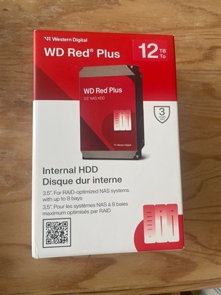WD Red Plus 12TB HDD NAS