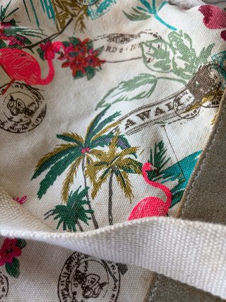 Bolso Grande Tropical Flamencos Estilo Viaje
