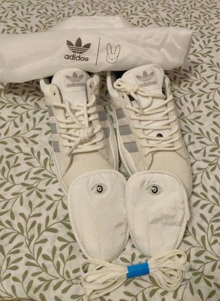 Adidas Campus Bad Bunny Beige Blanco