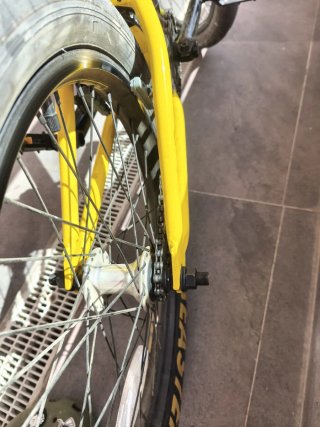 Bicicleta BMX Amarilla
