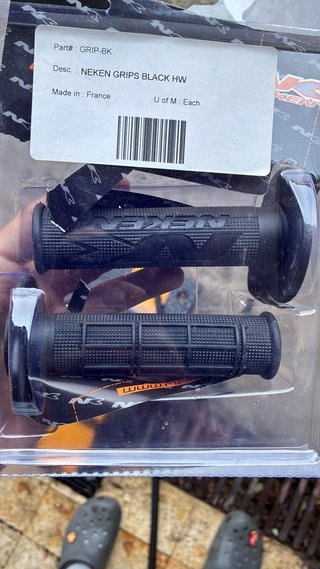 Puños Neken GRIP-BK Negros Moto/Quad