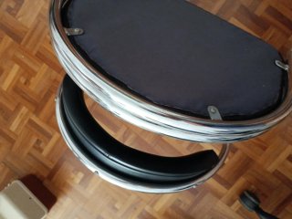 Sillas Vintage Semicirculares Negras