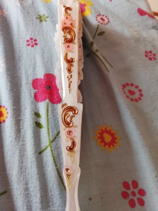 Abanico de Nácar Pintado a Mano